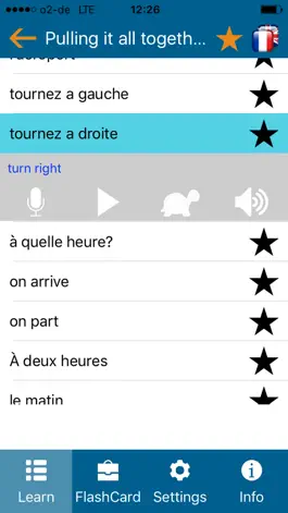 Game screenshot Learn french - phrasebook for Travel in france 2 apk