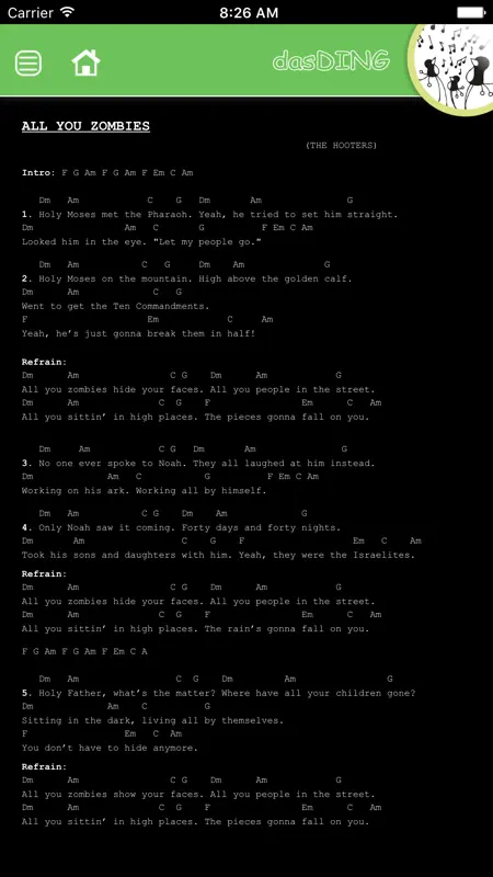 dasDing 1 Songbook screenshot 4 of 5