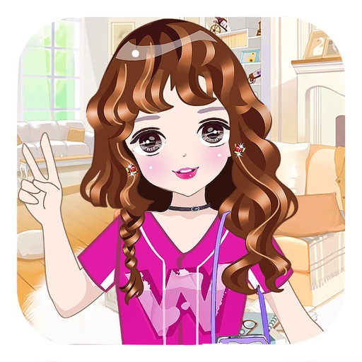 Girl's Makeup and Dressup Icon