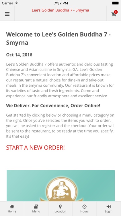 Lee's Golden Buddha 7 - Smyrna