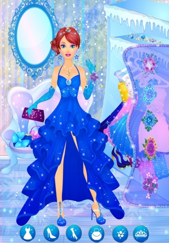 Ice Queen Prom Salon: Makeup & Dress Up Girl Games screenshot 4