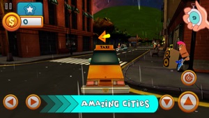 Taxi Driver 3D City screenshot #4 for iPhone