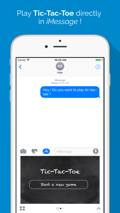 How to cancel & delete Tic Tac Toe game for iMessage! from iphone & ipad 1