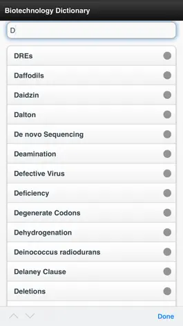 Game screenshot Biotechnology Dictionary Offline mod apk