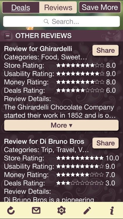 Food Deals & Drinks Deals, Food & Drinks Store Reviews