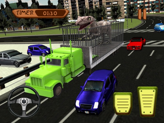 Screenshot #5 pour Dinosaure en colère jeux transport et camion zoo