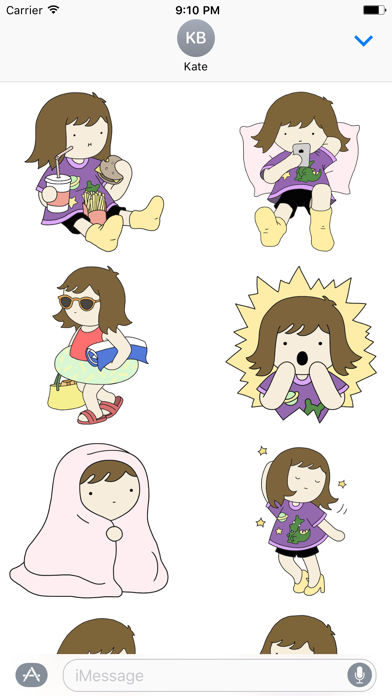 I am Yan Stickers Lite iPhone screenshot 3 - Stickers app