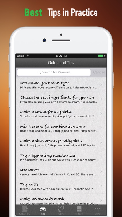 Organic Skincare Recipes-Fresh and Organic Beauty screenshot-3