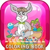 Happy Easter Coloring Book: Education Games Free For Kids And Toddlers!