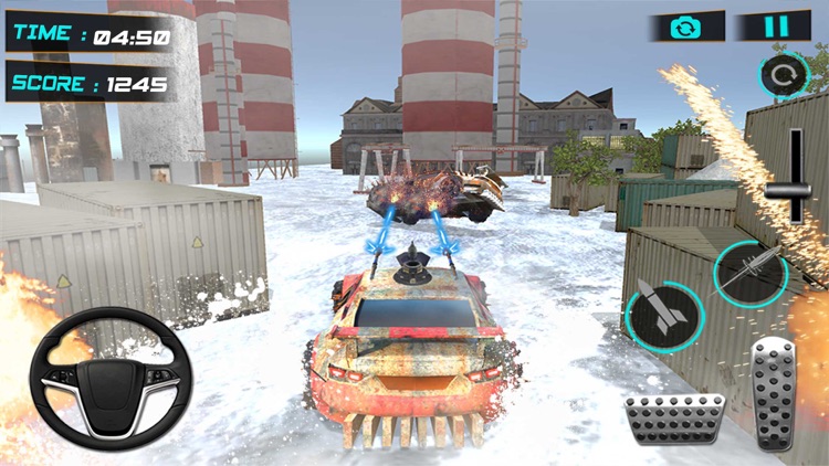 Buggy Death Racing Car Driver: Winter Rally Race