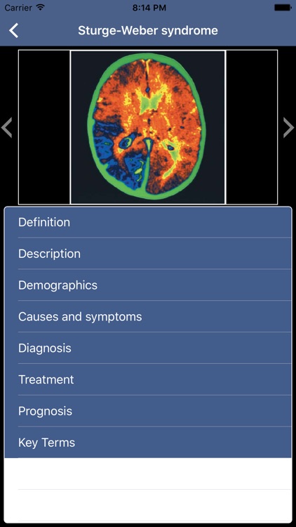 Dictionary of Neurological Disorders for iPhone