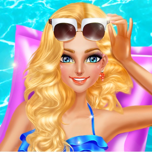 Water Park Salon - Summer Holiday Girls Makeover Icon