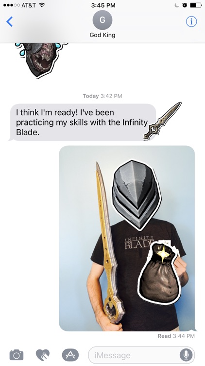 Infinity Blade Stickers