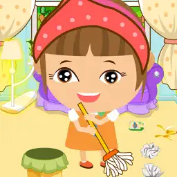 Help Amy to clean house,house cleaning games app icon