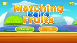 Game screenshot Matching Pairs Fruits-Flashcard Game For Toddlers apk