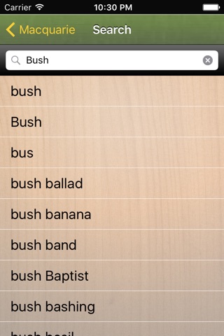 Macquarie Dictionary screenshot 3