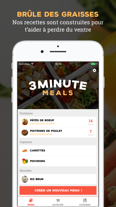 Screenshot #2 pour 3 Min Meals