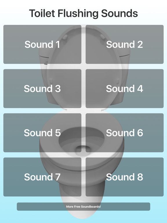 Toilet Flushing Sounds iPad screenshot 1 - Entertainment app