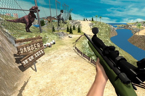 Dino Hunting:Jungle Sniper Shooting Adventure 2016 screenshot 2