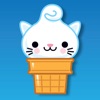 Kitty Cones app icon - Stickers app for iPhone