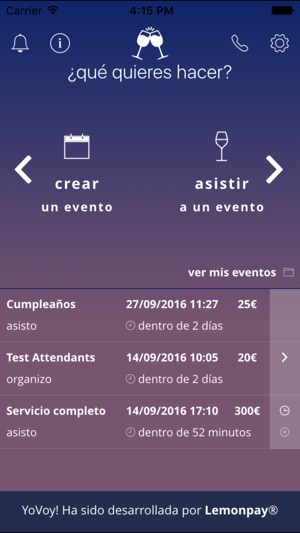 YoVoy! - Eventos fáciles. Invita. Confirma. Cobra(圖3)-速報App