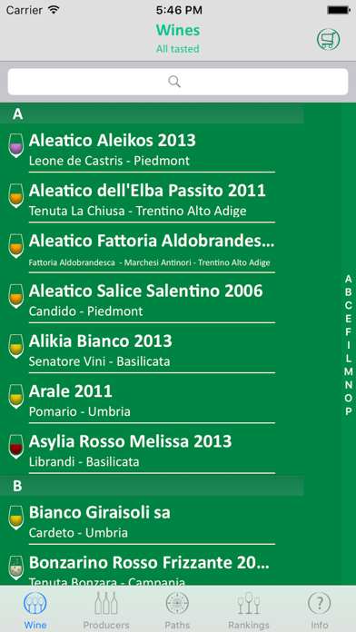 Screenshot #2 pour i Migliori Vini di Luca Maroni