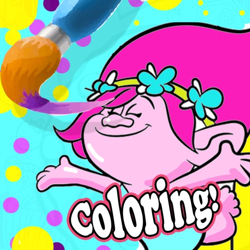 Cutetrolls coloring for trolls free to play kids