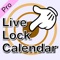 You can create "Live Lock Screen Wallpaper with calendar (for Live Photo)" with your favorite image in Camera roll