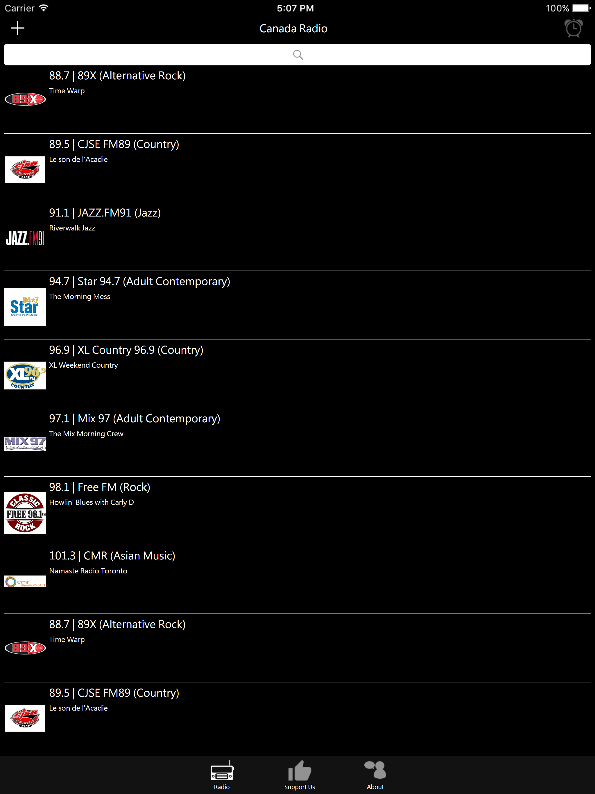 Canadian Radio screenshot 6