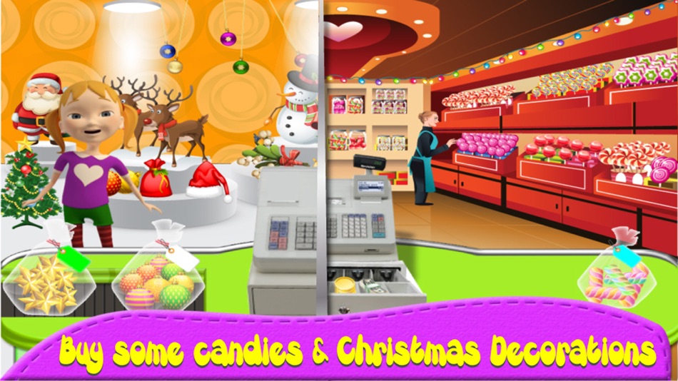 #3. Supermarket Christmas Shopping Cash Register - POS (iOS) By: Kids Fun Plus
