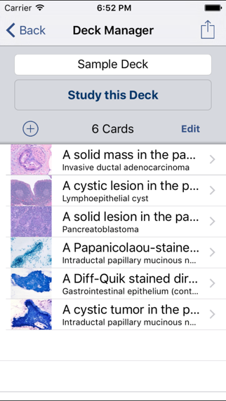 Screenshot #2 pour Johns Hopkins Flashcards