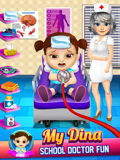 My Dina Doctor Spa Salon Kids Games