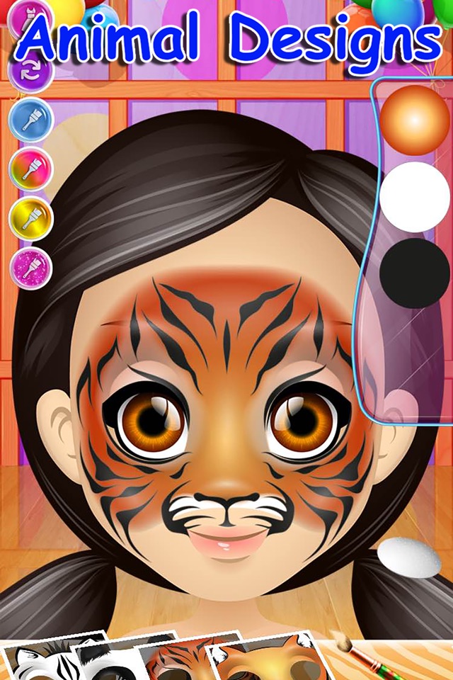 Carnival Face Paint - Kids Salon & Christmas Games screenshot 3