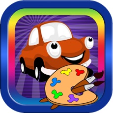 Activities of Cars and Transportation Coloring book for kids