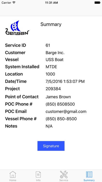 Bergan Service Reports screenshot-3