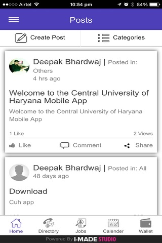 Central University of Haryana screenshot 2
