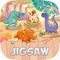 Dinosaur World Free Jigsaw Puzzle Games for kids this game puzzle more images Dinosaur World to plays learning, memory and thinking skill you can play at any age enjoy the Dinosaur World jigsaw puzzle games for kids colorful image
