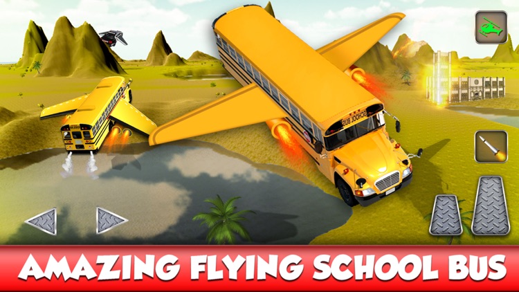 Flying Bus Stunts : Flight Simulator 2016