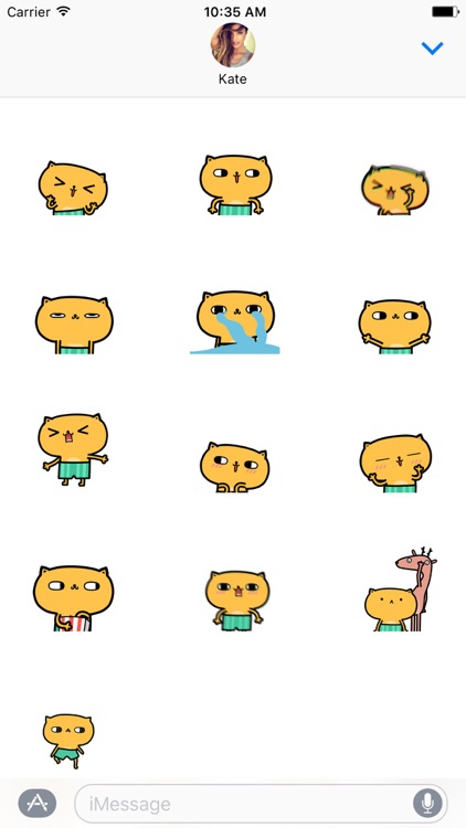 Over Excited Cat Animated Stickers