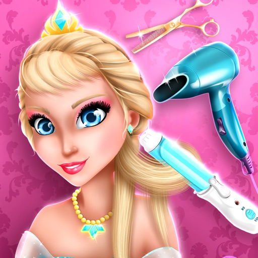 Princess Hair Salon Games 3D: Girl Hairstyles DIY iOS App