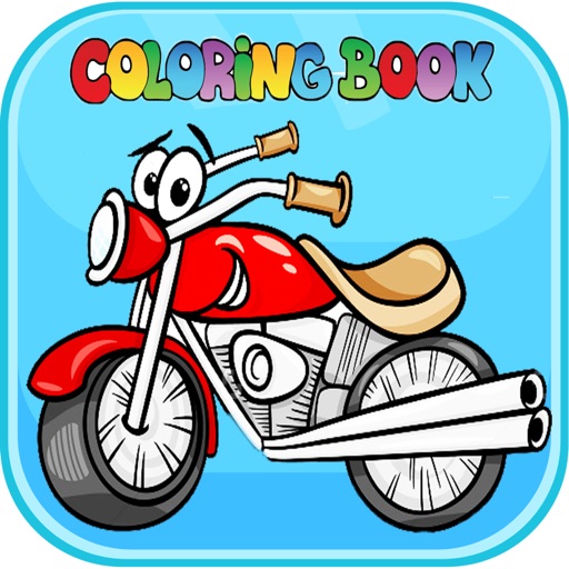 Car Art Coloring Book - Activities for Kids iOS App