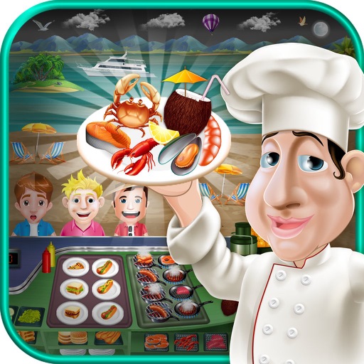 Seaside Seafood Kitchen Fever Cooking Girls Games icon