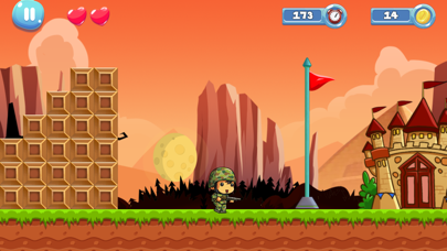 Screenshot #2 pour Super Plate Forme De Soldat Aventure Jungle Jeu Du