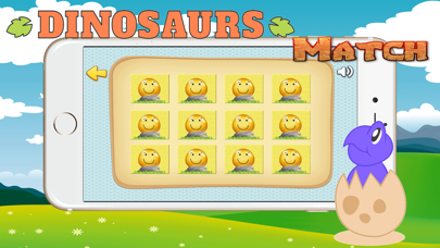 Screenshot #3 pour Dinosaur image animaux appariement jeux de reflexi