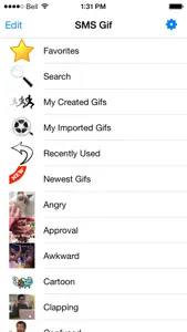 SMS Gif screenshot #4 for iPhone