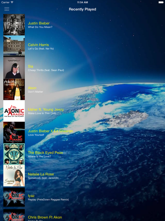 Akonic Radio iPad screenshot 3 - Entertainment app