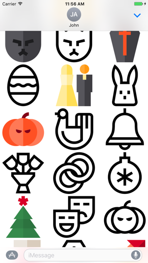 Holiday Stickers - Festive iMessage Emoji(圖3)-速報App