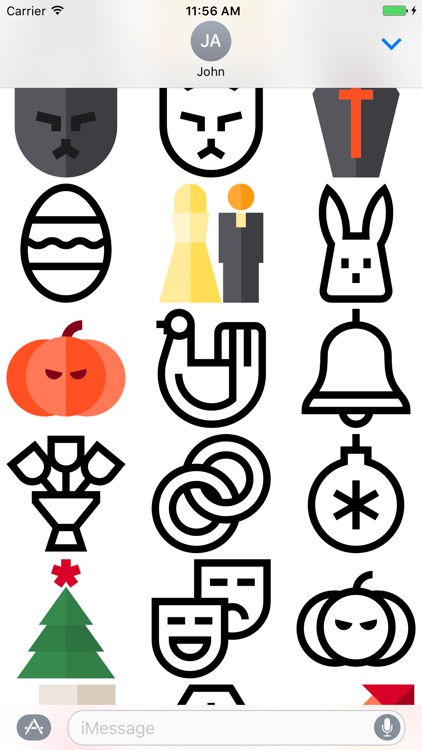 Holiday Stickers - Festive iMessage Emoji