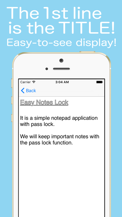 Screenshot #2 pour Easy Notes Lock