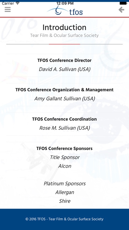 TFOS 2016 Abstract Book